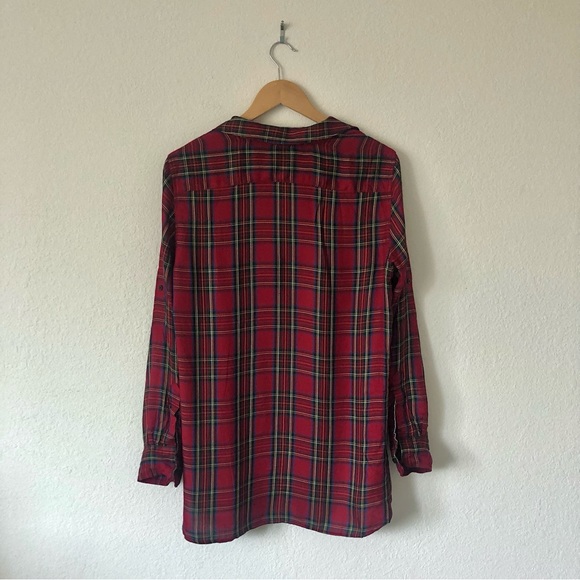 RALPH LAUREN Multi-color Plaid Long Sleeves Blouse – Women's Large - Picture 2 of 11